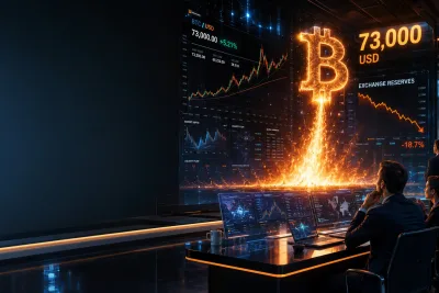Bitcoin 73 Bin Dolara Yaklaşıyor: Borsalardaki Rezerv Düşüşü Yeni Ralli Sinyali Verdi