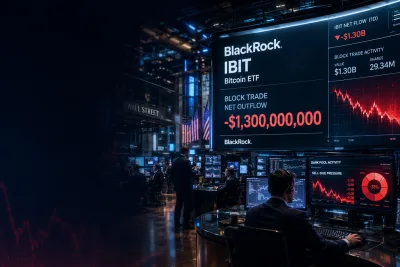 BlackRock’ın Bitcoin ETF’sinde 1,3 Milyar Dolarlık Dev Satış Dalgası