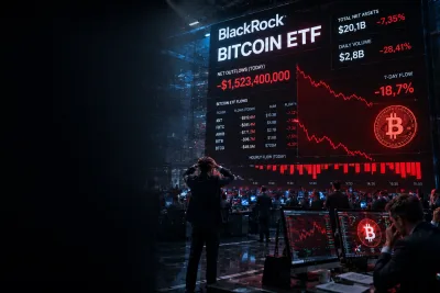 BlackRock’ın Bitcoin ETF’inde sert çıkış: IBIT tarihi satış baskısıyla karşı karşıya