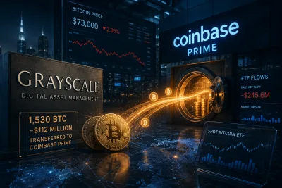 Grayscale’dan 112 milyon dolarlık Bitcoin transferi