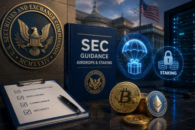 SEC, Kripto Airdrop ve Staking Kurallarına Yönelik Yeni Rehberini Yayınladı