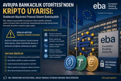 Avrupa Bankacılık Otoritesi’nden Kripto Uyarısı: Stablecoin Büyümesi Finansal Sistemi Baskılayabilir